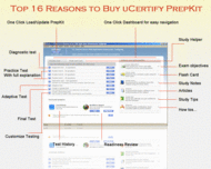 uCertify PrepKit for Oracle exam 1Z0-007 screenshot